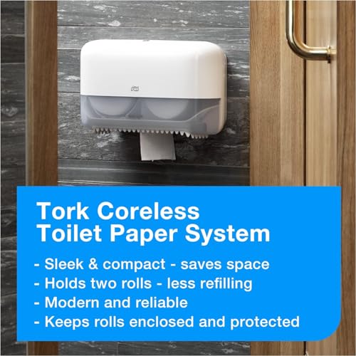 Tork Coreless High-Capacity Toilet Paper Roll T7, 36 x 1100 sheets, 472882 - image 5