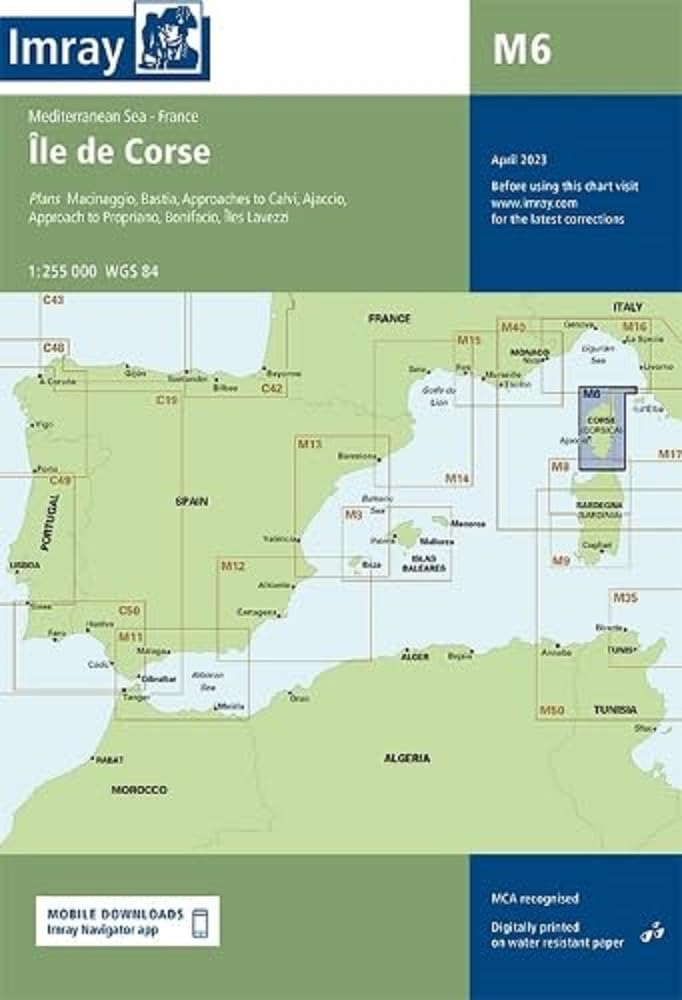 Imray Chart M6: Ile de Corse (M Series): 6