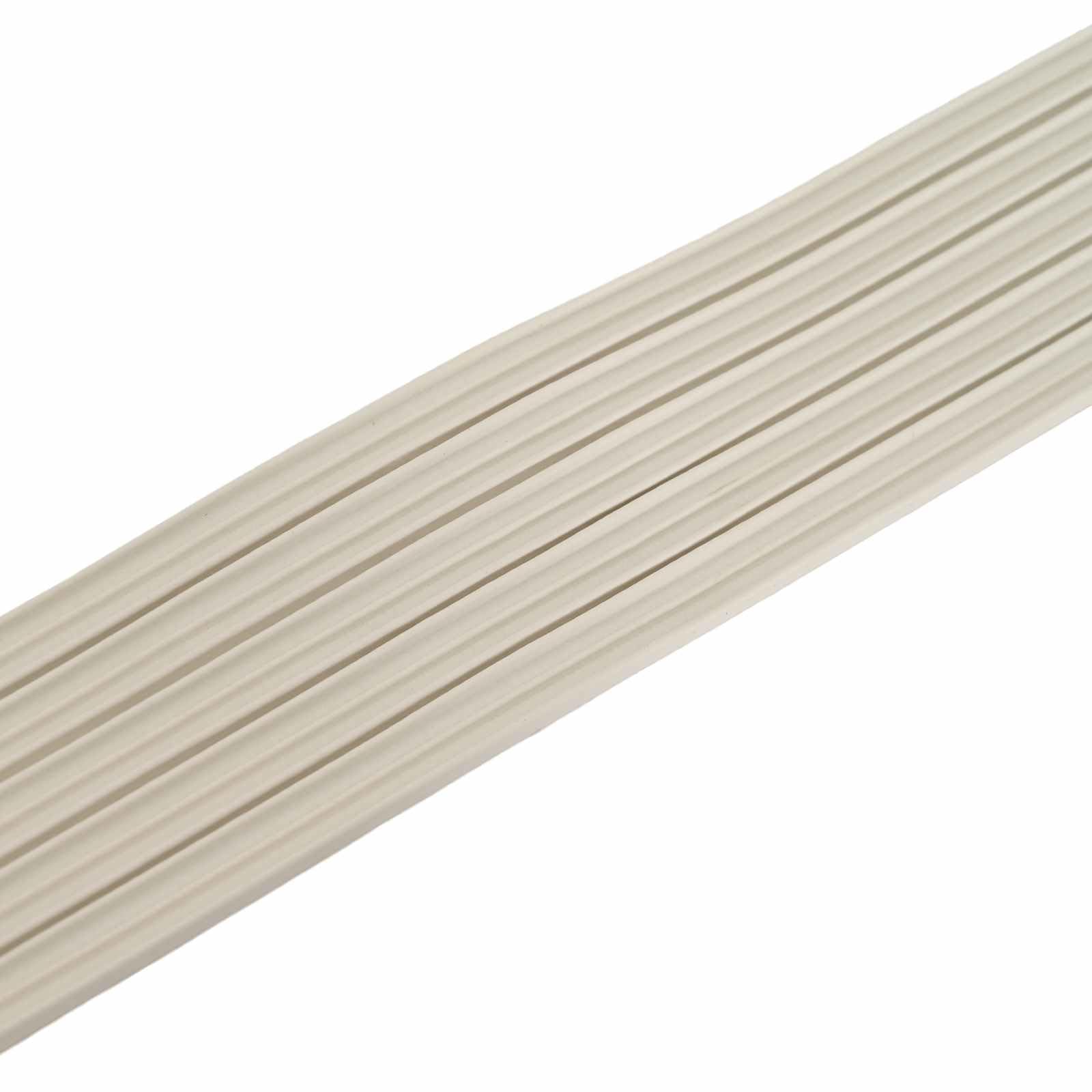 vidaXL Samoprzylepna uszczelka okienna, biała, 15 x 8 mm, 50 m, pianka EPDM