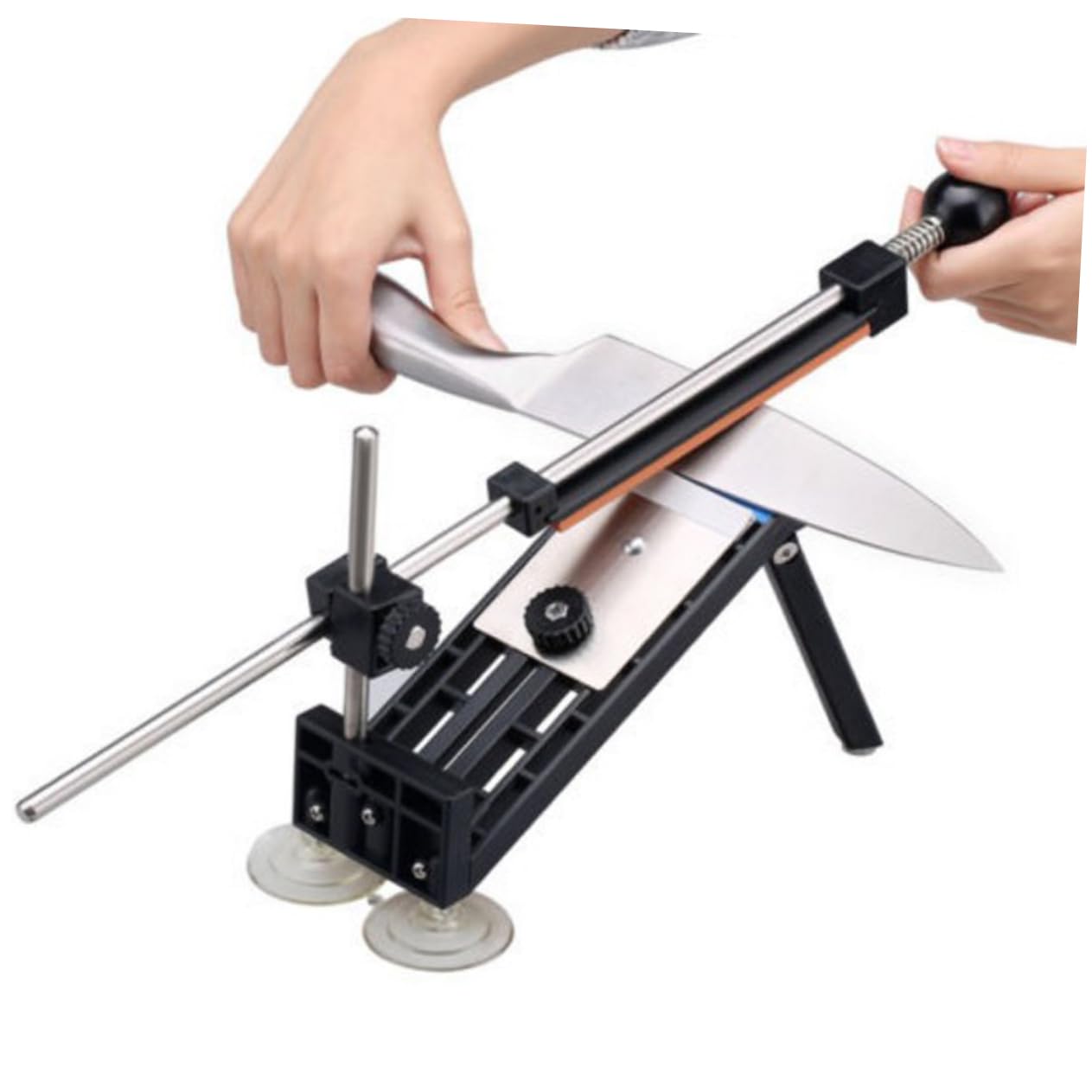 Affûteur à angle fixe contre les couteaux émoussés avec 4 meules