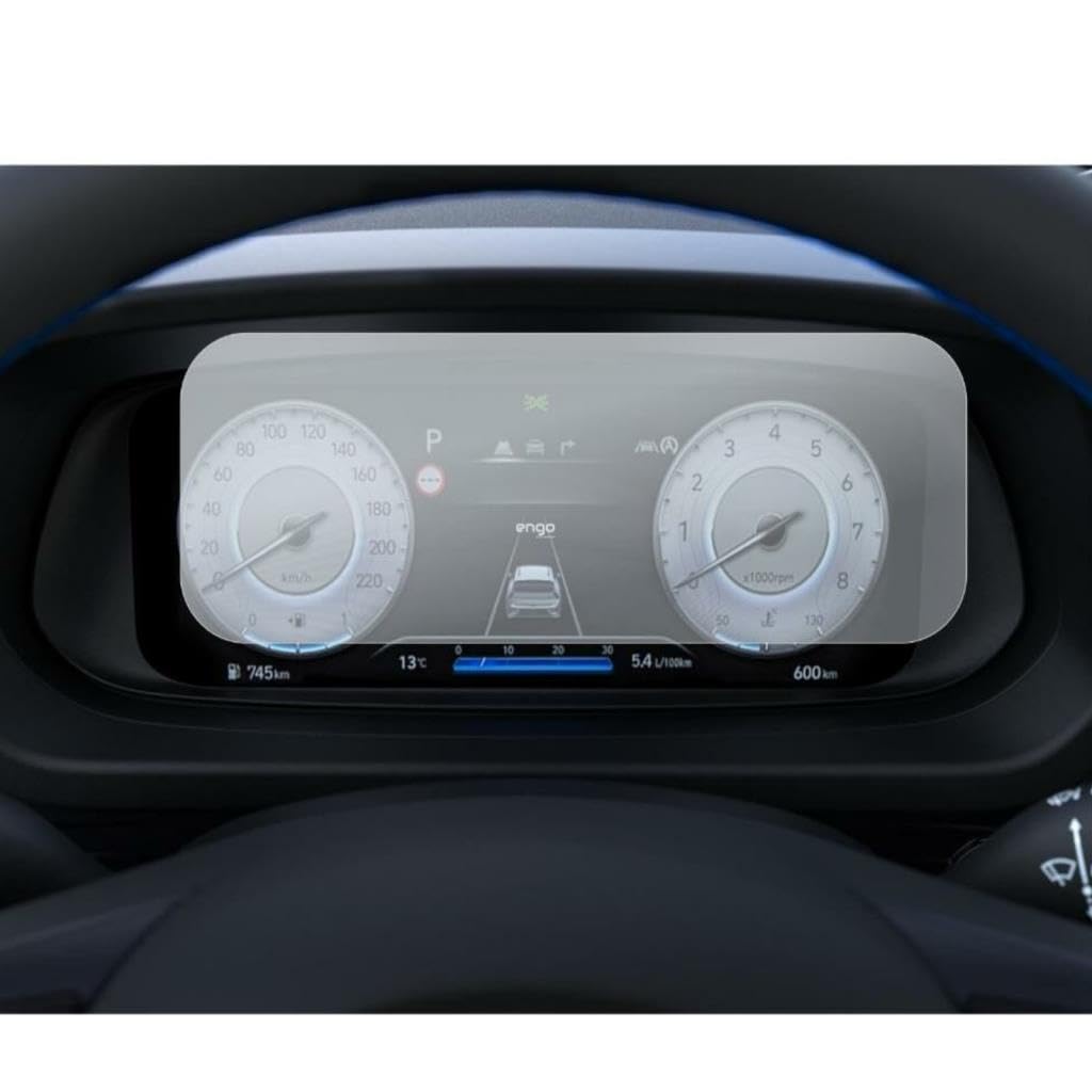 Engo Hyundai I20 10.25 İnç İle Uyumlu Mat Ekran Koruyucu Dijital Gösterge
