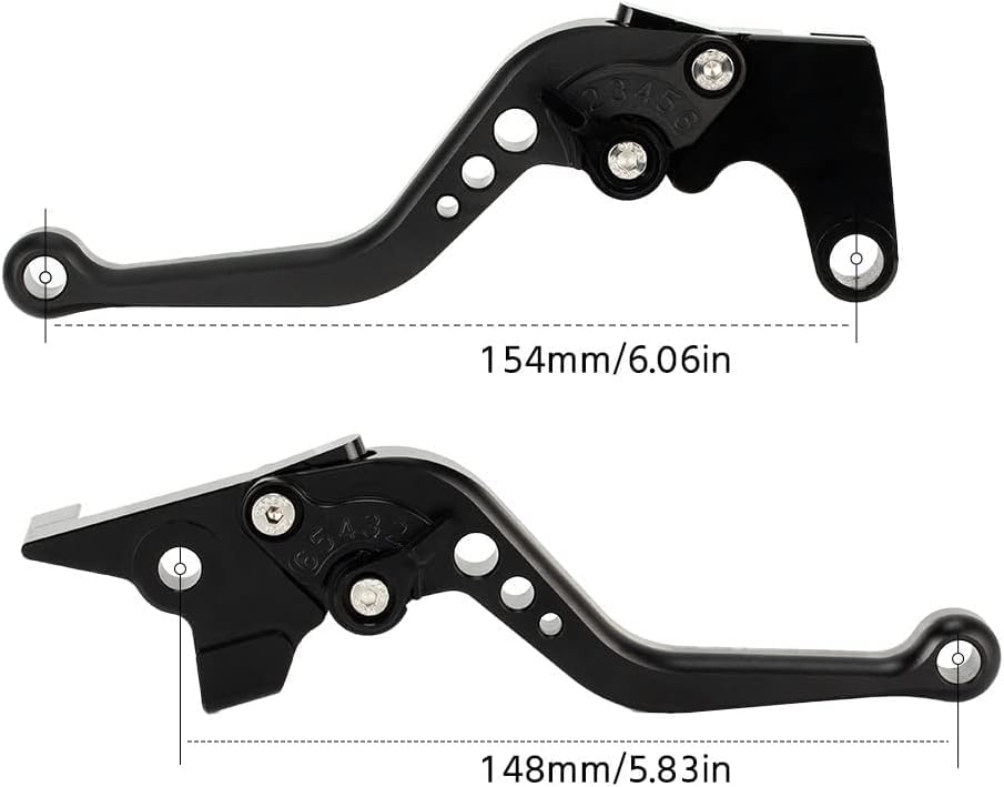 YQJXYIG Pour Kawasaki ER6F ER-6F 2009-2016 Levier De Frein D'embrayage De Moto Leviers Pliables Réglables Extensibles Poignées De Guidon Avec Logo CNC En Aluminium Stretch (Couleur : 5