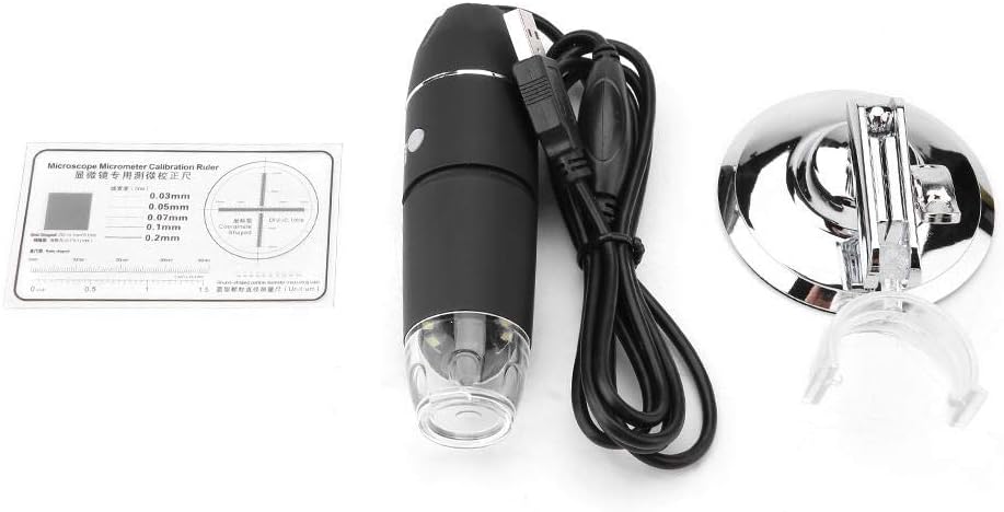 VIFER Microscopio 1600X Microscopio electrónico portátil 1600X 2MP HD USB Lupa