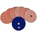 10PCS 80mm Diamond Polishing Pads 4Inch Wet Polishing Pad For Marble Diamond Abrasive Tools,Girts 1500