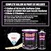 Restoration Shop - Oxford White Acrylic Urethane Auto Paint - Complete Gallon Paint Kit - Professional Single Stage High Gloss Automotive, Car, Truck Coating, 4:1 Mix Ratio, 2.8 VOC