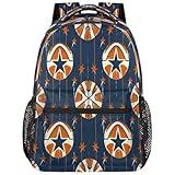 fifbird Mochila unisex grande con compartimento para laptop, para adultos, para el trabajo, viajes y escuela, mochila escolar, Cesta vintage de color, Talla única