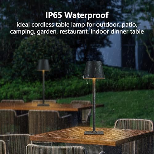 Fizrice FZ-SQ-001 Cordless Table Lamp Rechargeable Lamps: 6000Mah Battery Operated Table Lamp Outdoor Waterproof thumb #4