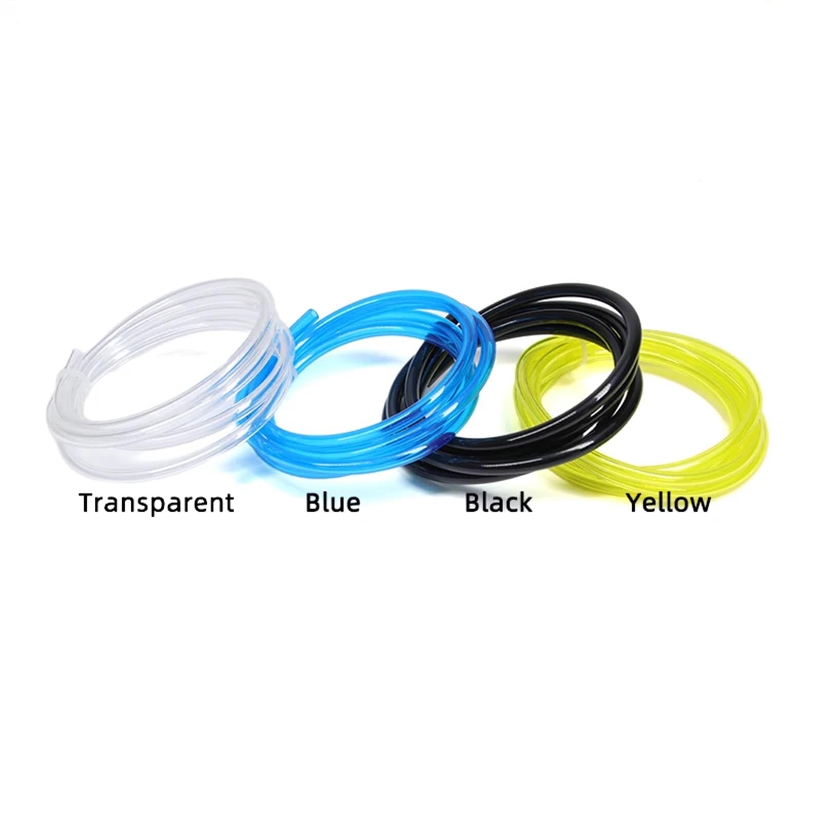Manguera Caucho Tubo De Gasolina 5/10/15m, Cuerda, Línea Para Acuario(Black,10M_ID 6MM X OD 8MM)