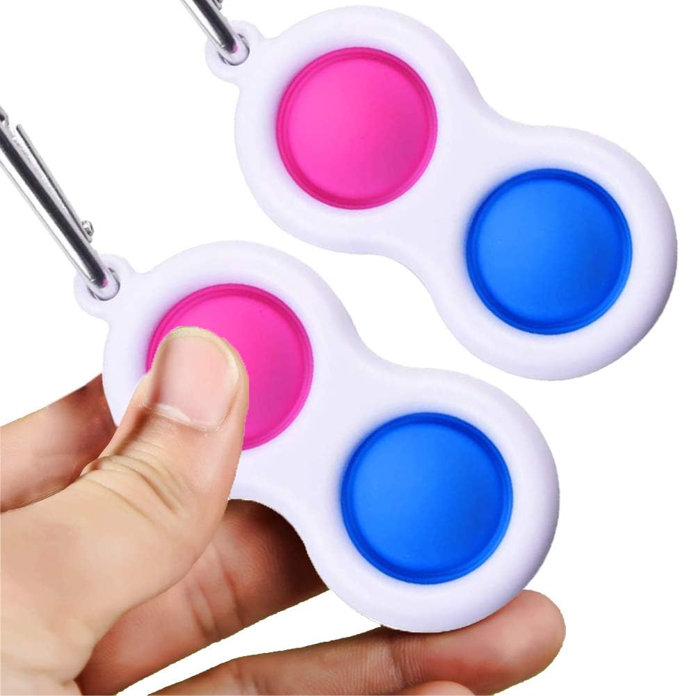 AK Store (Pack of 2) Pop It Keychain, Keychain Toy Push Pop It Key Ring for Car, Bike, Pop Bubble Fidget Popping Toy for Kids (B0CTQ42YQJ) Amazon Price History, Amazon Price Tracker