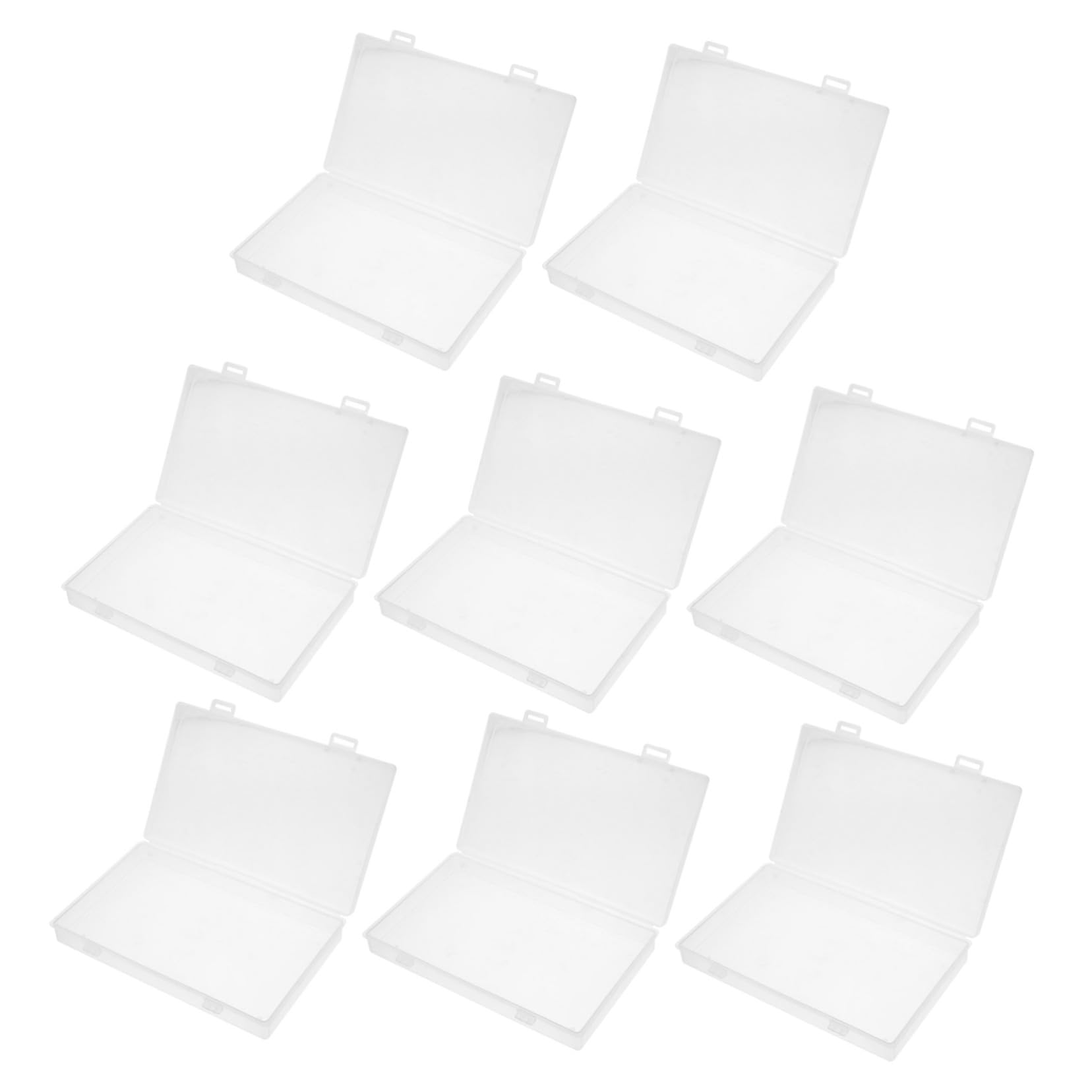 Boîtes de rangement plastique pour organiser le bureau et les photos
