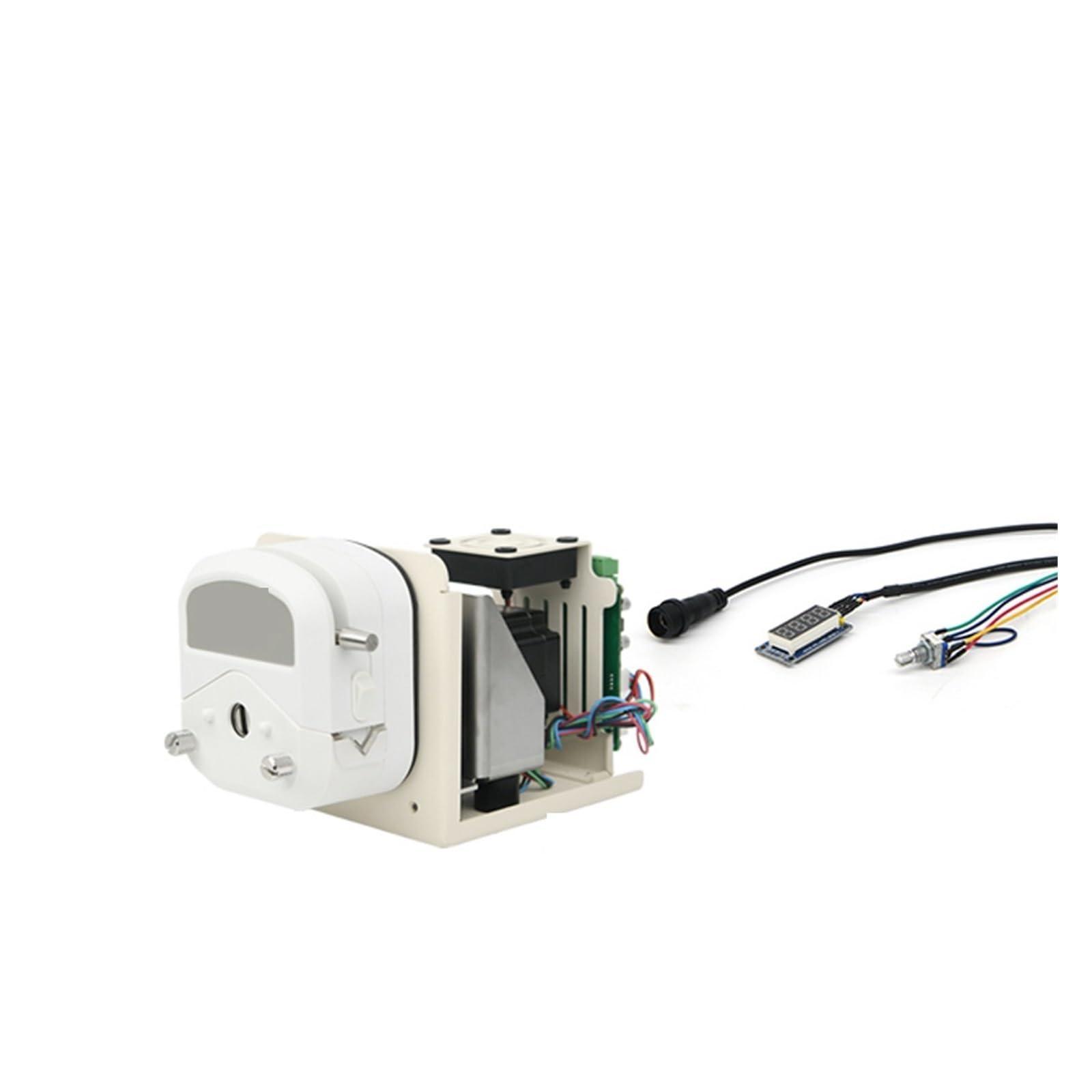 Kongmm 1 Liquid Filling Machine, Med57-Kk1800 High Flow Embedded Peristaltic Pump 24V Stepper Adjustable Speed Dosing Pump 70-520M/Min Support Can/Rs485(Med57-Kk1800-S183)
