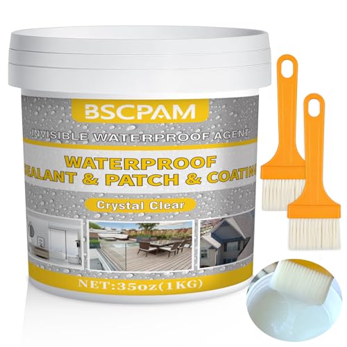 Impermeabilizante Transparente,1KG Revestimiento Impermeable Invi...