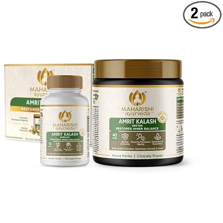 Maharishi Ayurveda Amrit Kalash -60 Tablets and 600 g Paste