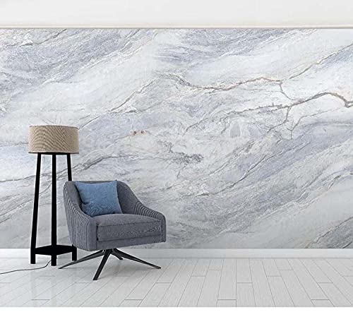 Papier peint mural 3D salon étanche texture marbre 250x175