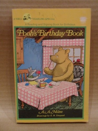 Pooh's Birthday Book B0052F9RWU Book Cover