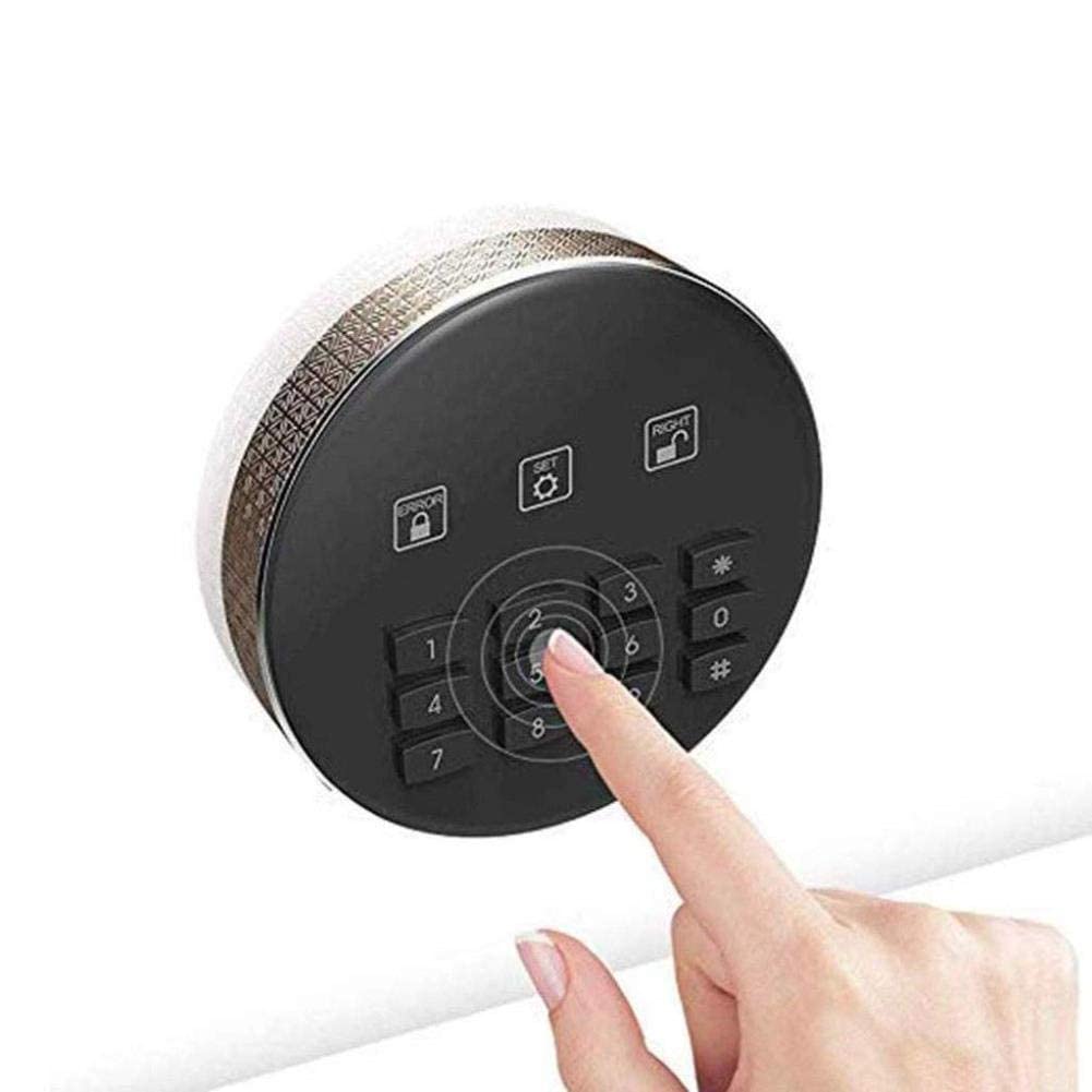 CLSDRZC Depósito a Prueba de Fuego a Prueba de Agua Seguridad electrónica Digital A Prueba de Fuego Depósito de Anclaje a la Pared Dinero Joyería Efectivo Montado en la Pared/Piso para joyería