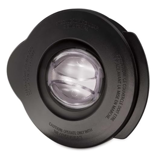 Oster BLSTAL-B00-050 - Tapa batidora de vaso Oster (negra redonda y tapón de llenado redondo)