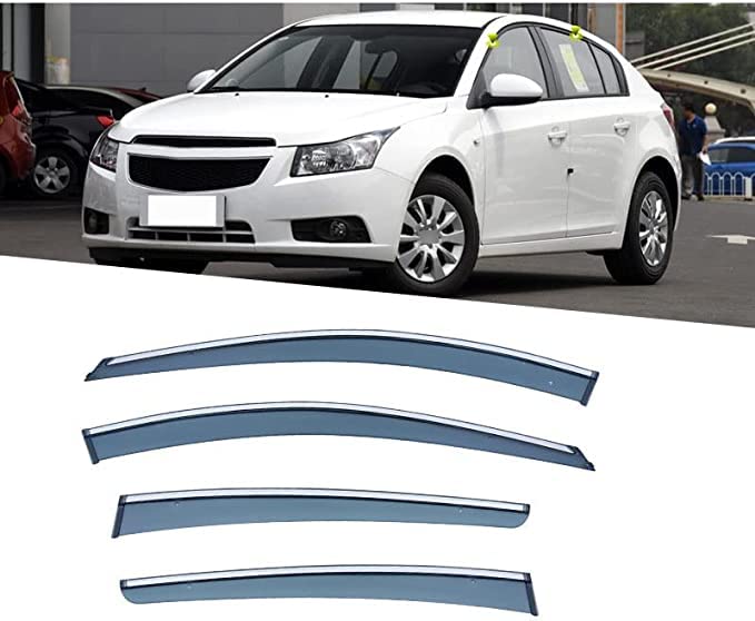 Deflettore Del Vento Per Chevrolet Cruze Hatchback 2013-2016,Parapioggia Per Finestrino Dell'Auto,Deflettore Per La Pioggia,Deflettori Adesivi,4 Pezzi