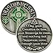 Irish Blessing Coin Happiness with Celtic Cross (Single Coin)