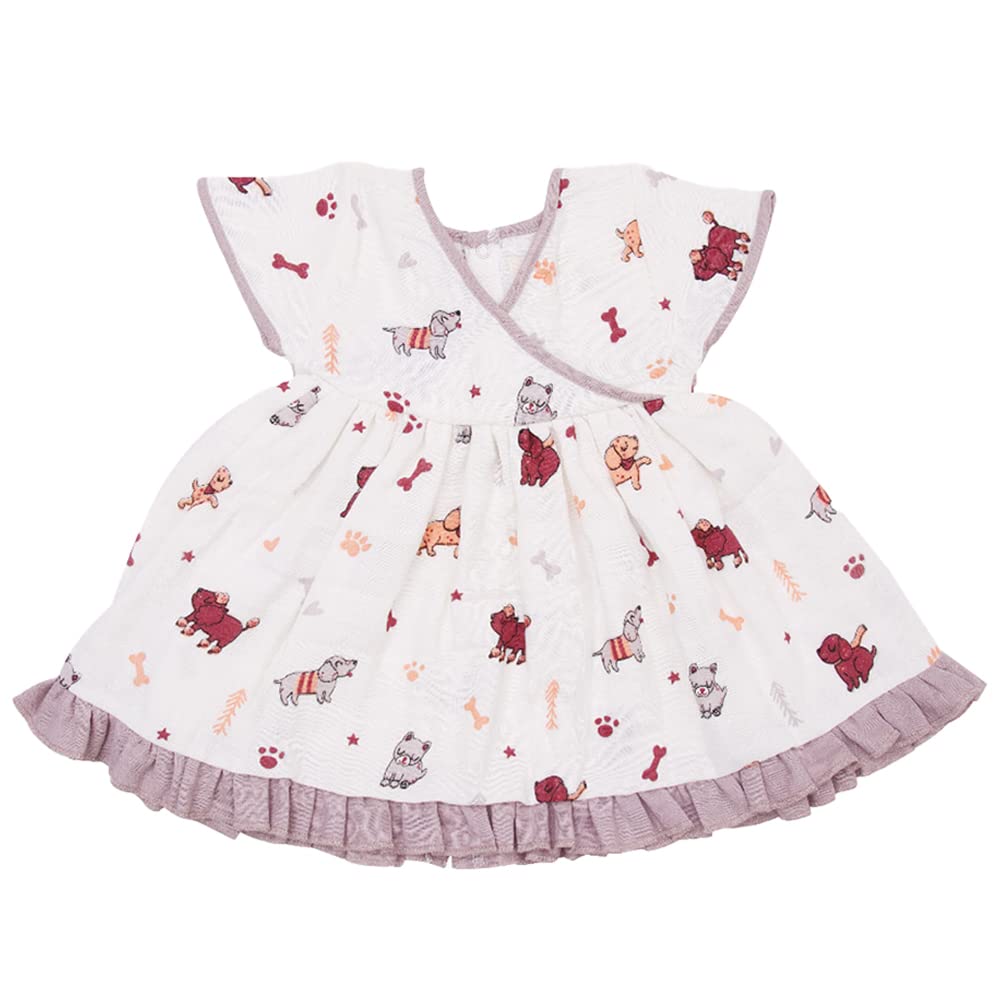 A toddler thing100% Organic Cotton Cloth | Button Frock for Baby Girls | Beautiful Casual wear Dress | Dresses for Girls | Sleeveless Frocks | Cute Prints | Baby Clothes | Ideal Gift for Kids