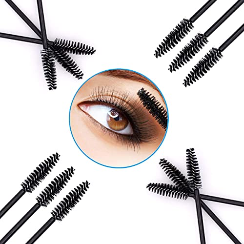Image of MAYCREATE 50 Pcs Eyelash Brush Spoolies Mascara Wands Eyebrow Applicator