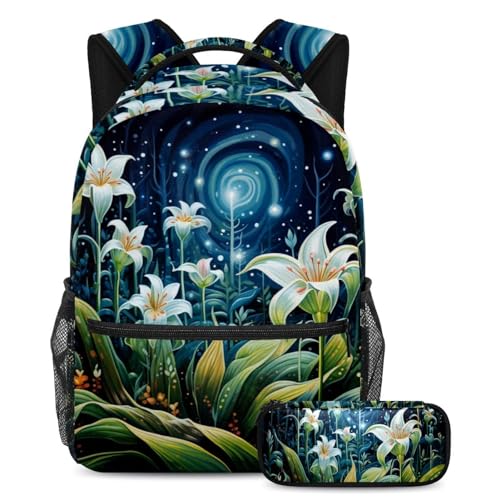 Plantes étoilées ensemble de 2 cartables enfants pour une rentrée pleine de confiance
