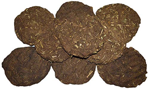 Pure desi Cow Dung Cake/Goitha for Puja Havan Samagri.(Pack of 10)