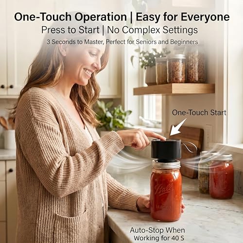50% Off Electric Mason Jar Vacuum Sealer Kit, Just $19.99 - Image 3