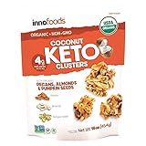 InnoFoods Coconut Keto Clusters with Organic Pecans, Almonds & Pumpkin Seeds - PACK OF 2