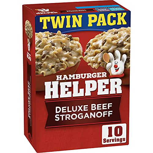 Hamburger Helper Betty Crocker , Deluxe Beef Stroganoff, Twin Pack, 11 oz
