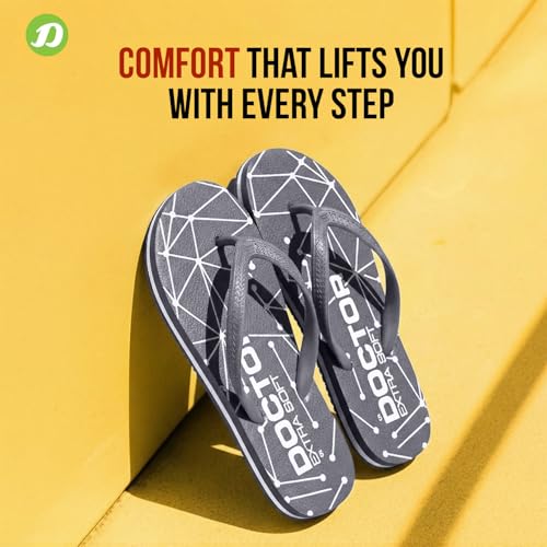 Image of DOCTOR EXTRA SOFT Women's Orthopedic and Diabetic Comfort Ortho Care, Bathroom Rubber Flip-Flops and House Slipper [OR-D-02]