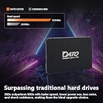 DATO 512GB SSD 2.5" SATA III Internal Solid State Drive, 3D NAND, SLC Cache, Up to 535/500 MB/s, Compatible with Laptop & PC Desktop