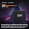 DATO 1TB SSD 2.5 SATA III Internal Solid State Drive, 3D NAND, SLC Cache, Up to 535/500 MB/s, Compatible with Laptop & PC Desktop