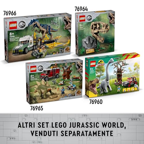 Jurassic World Baby Bumpy: Anchilosauro, Giocattolo d'Avventura per i Fan del Cretaceo, Giochi Creativi per Bambini e Bambine da 7 Anni in su, Idea Regalo di Compleanno dalla Serie TV 76962 - Lego - Immagine 6