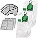 Produktbild Spar Set 12 Premium Mikrovlies Staubsaugerbeutel + 12 Duft + 2 Motorschutzfilter geeignet für Vorwerk Kobold 140, 150, VK 140, VK 150, VK140, VK150, FP140, FP150 - mit Hygieneverschluss - Vlies