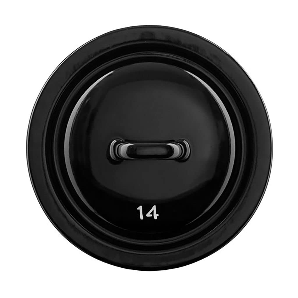 Riess Classic - Giants and Dwarfs Lid, Diameter-14 cm Black