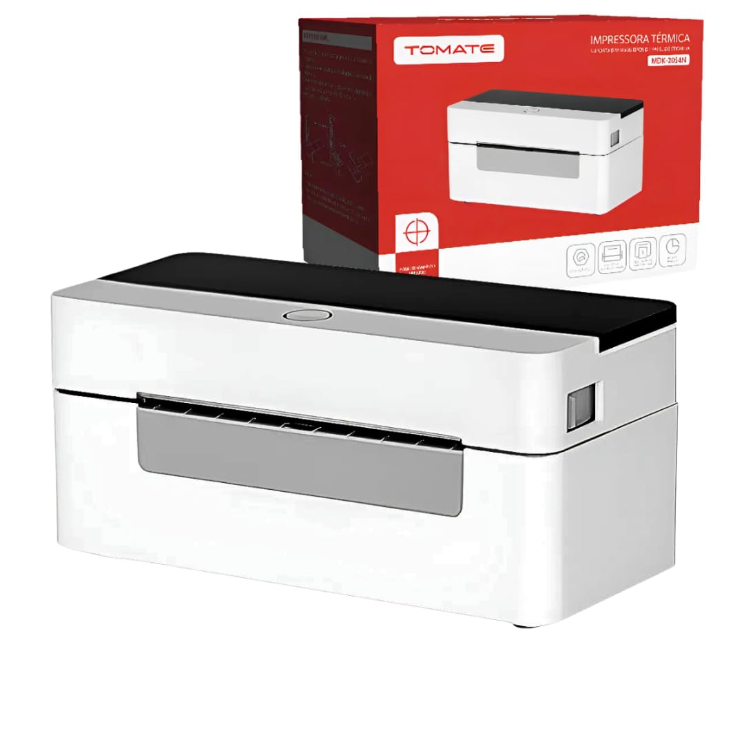 Impressora Térmica MDK-2054N, 10x15cm, Branco, 203 DPI, Impressão