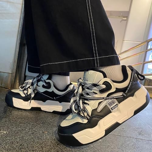 Women's Fashion Platform Sneakers Retro Chunky Sole Non Slip Comfortable Walking Skate Shoes3