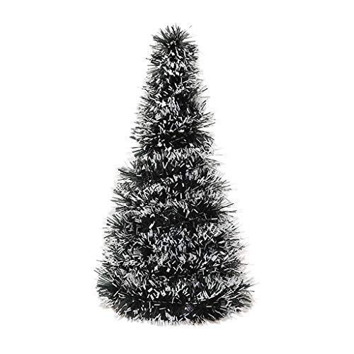 Shan-S Tabletop Mini Artificial Christmas Tree, Bling Shining Christmas Tree Festival Home Party