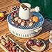 YIGECHENXIN Removable Picnic Barbecue Party Stove, Round Portable Outdoor Tea Ceremony Grill 32Cm×11Cm with Multiple Ventilation Holes for Brew Tea, Roast Vegetables, Bread