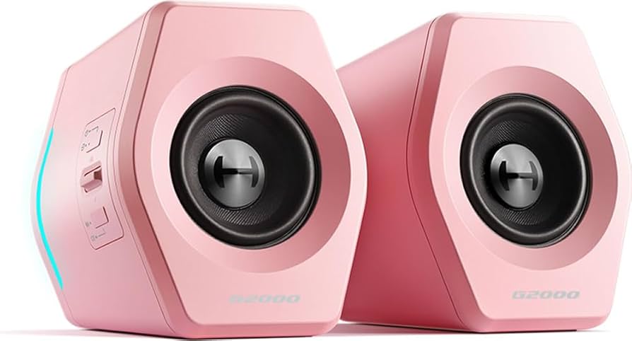 edifier G2000 ゲーミングスピーカー ピンク Amazon.co.jp: Edifier Hecate ゲーミングスピーカー G2000 16W