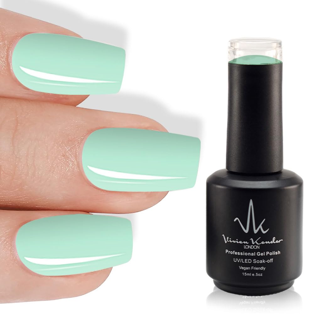 Magic Mint - Gel Nail Polish Soak Off UV LED 15ml Quick Drying Nail Varnish Long lasting Professional Gel Nail Polish-image-43