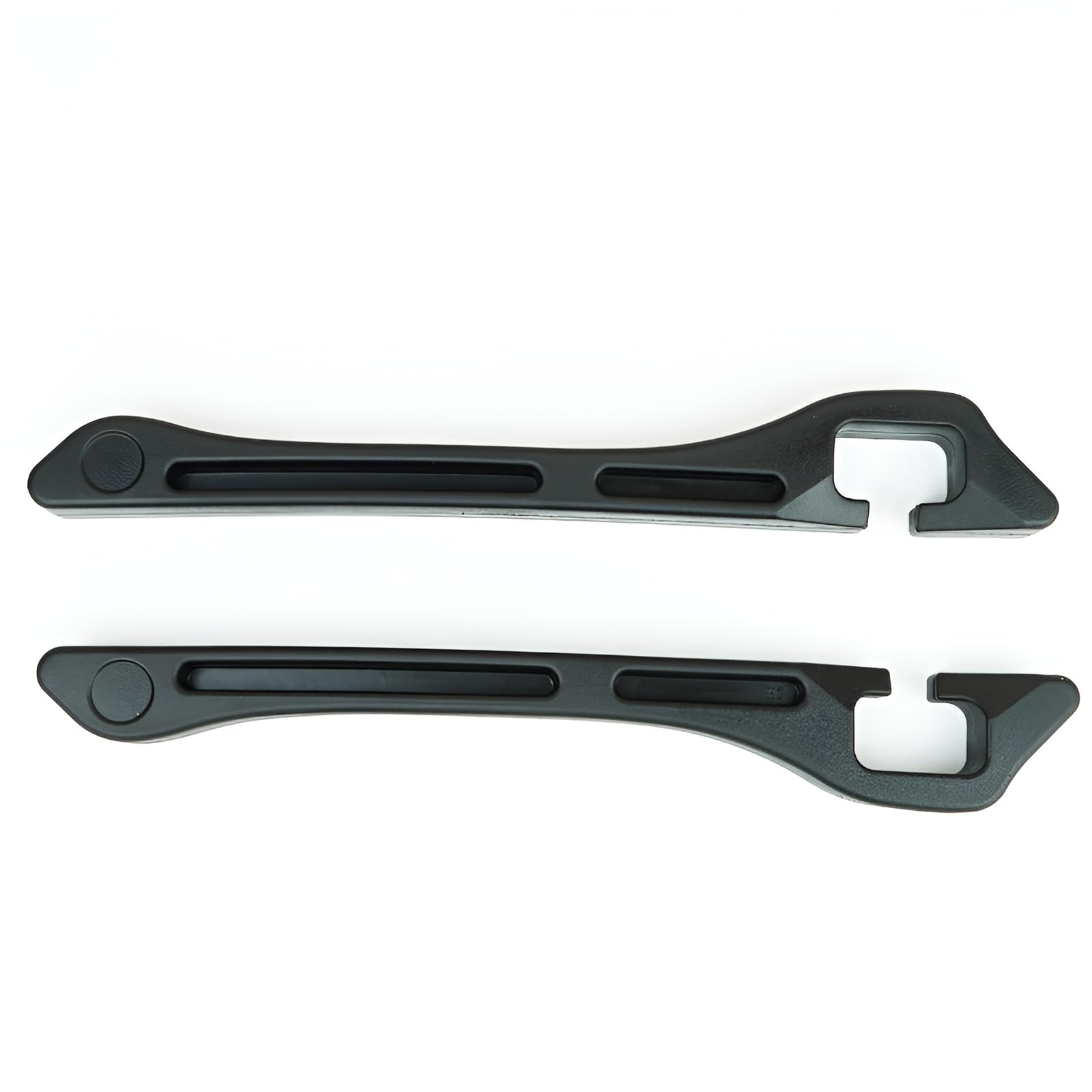 CXNO 2 Pack Car Seat Gap Filler for Land Rover Defender Discovery 3 4 5 Range Rove Evoque Freelander, Car Seat Side Gap Filler Leak Proof Set Seat Gap Pad Seat Crevice Blocker,A/Black