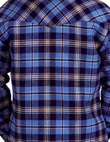 ROPER Western Jacket Boys Flannel Shirt Snap Blue 03-397-0119-1701 BU2