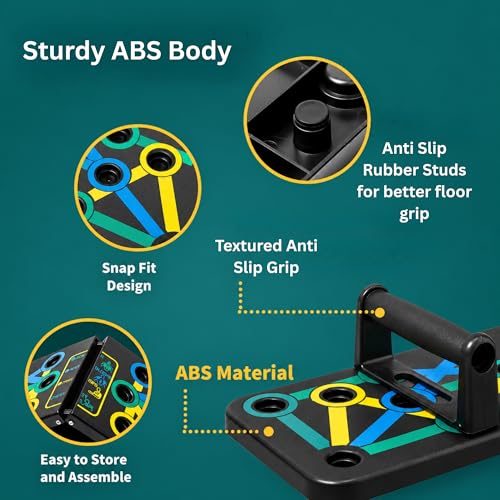 Image of WELLESA 15-in-1 Push Up Board for Men & Women