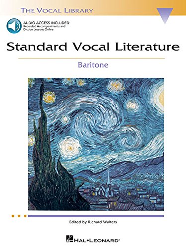 Standard Vocal Literature - An Introduction to Repertoire: Baritone (Vocal Library)