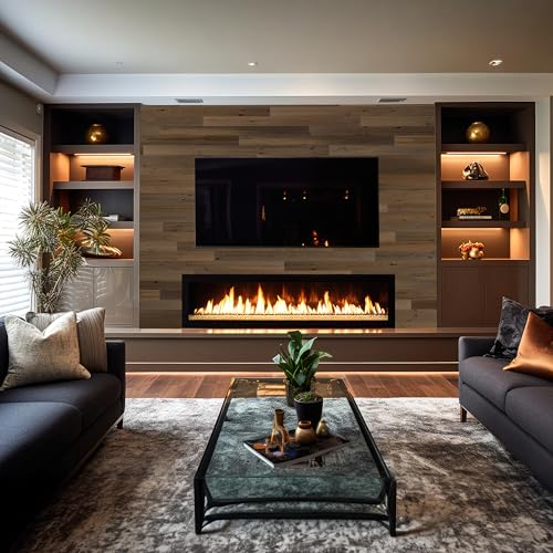 Timberchic Reclaimed Wood Planks, Peel & Stick...