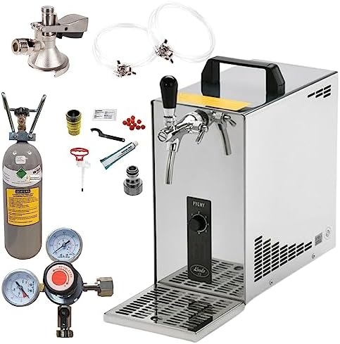 Westerbarkey Untertheken Zapfanlage 35l Komplettset - Professionelle Bierausschank Für Zuhause