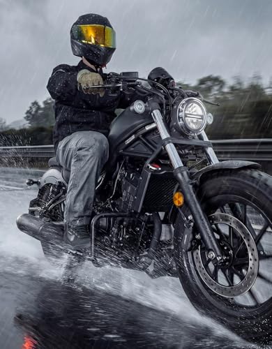 Chaussure moto homme imperméable avec support de cheville