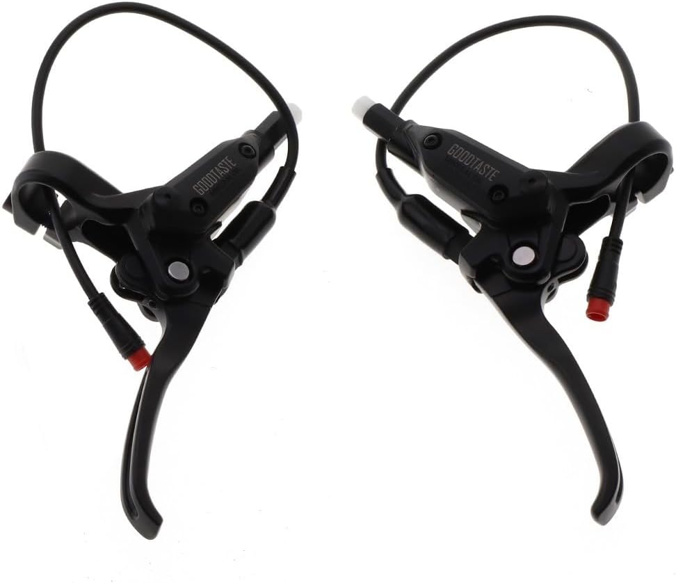 TreasureCave Brake Lever with Power-Off Function, Suitable for Electric Bikes Brake Lever, GT03 Poweroff Oil Ebike Handle Suitable for Electric Bikes(Left)